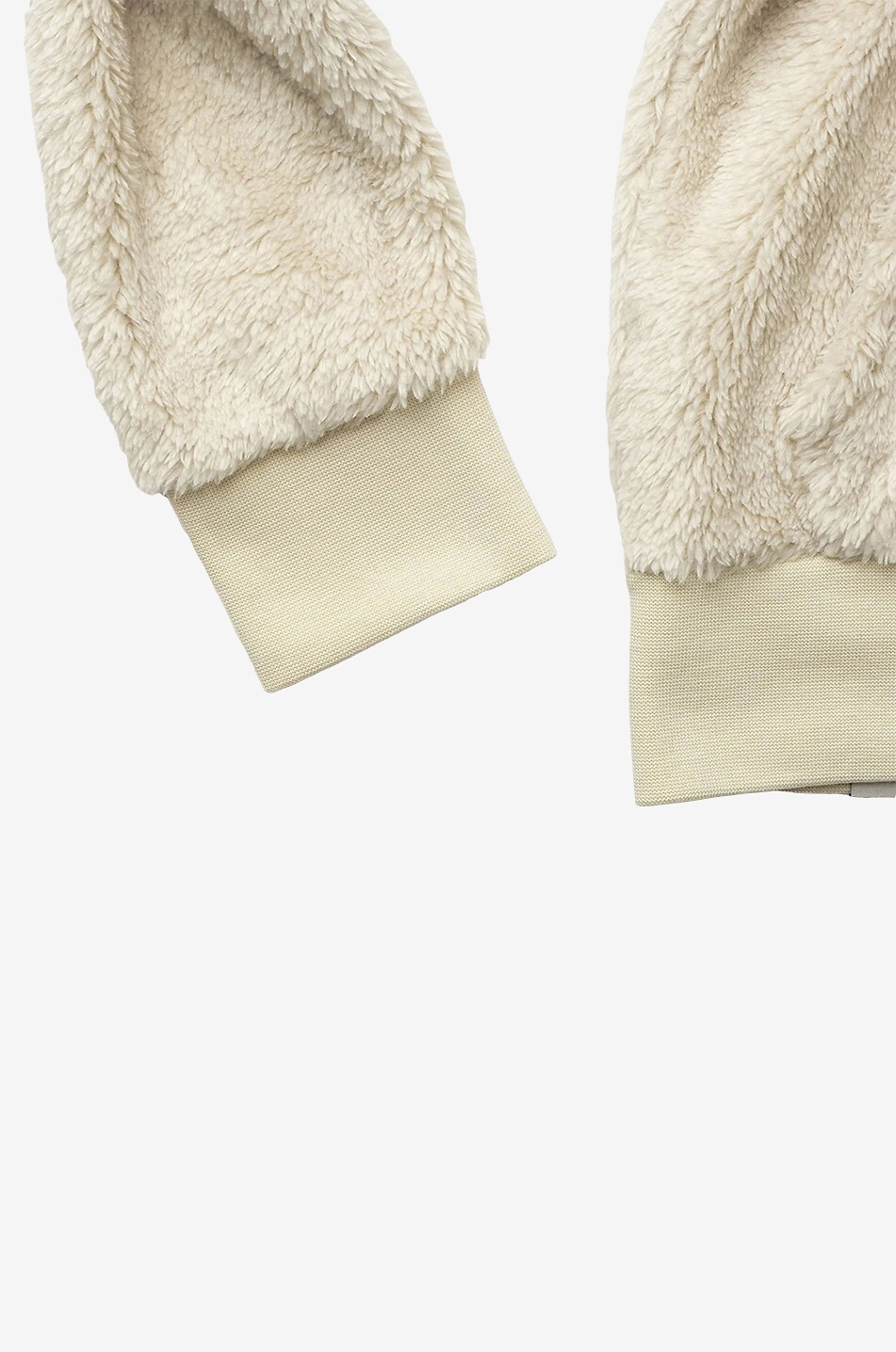 Sweat-shirt zippé à capuche enfant en polaire teddy Panda