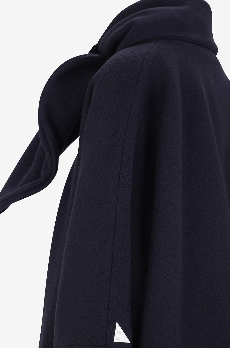 Anorak wool cape