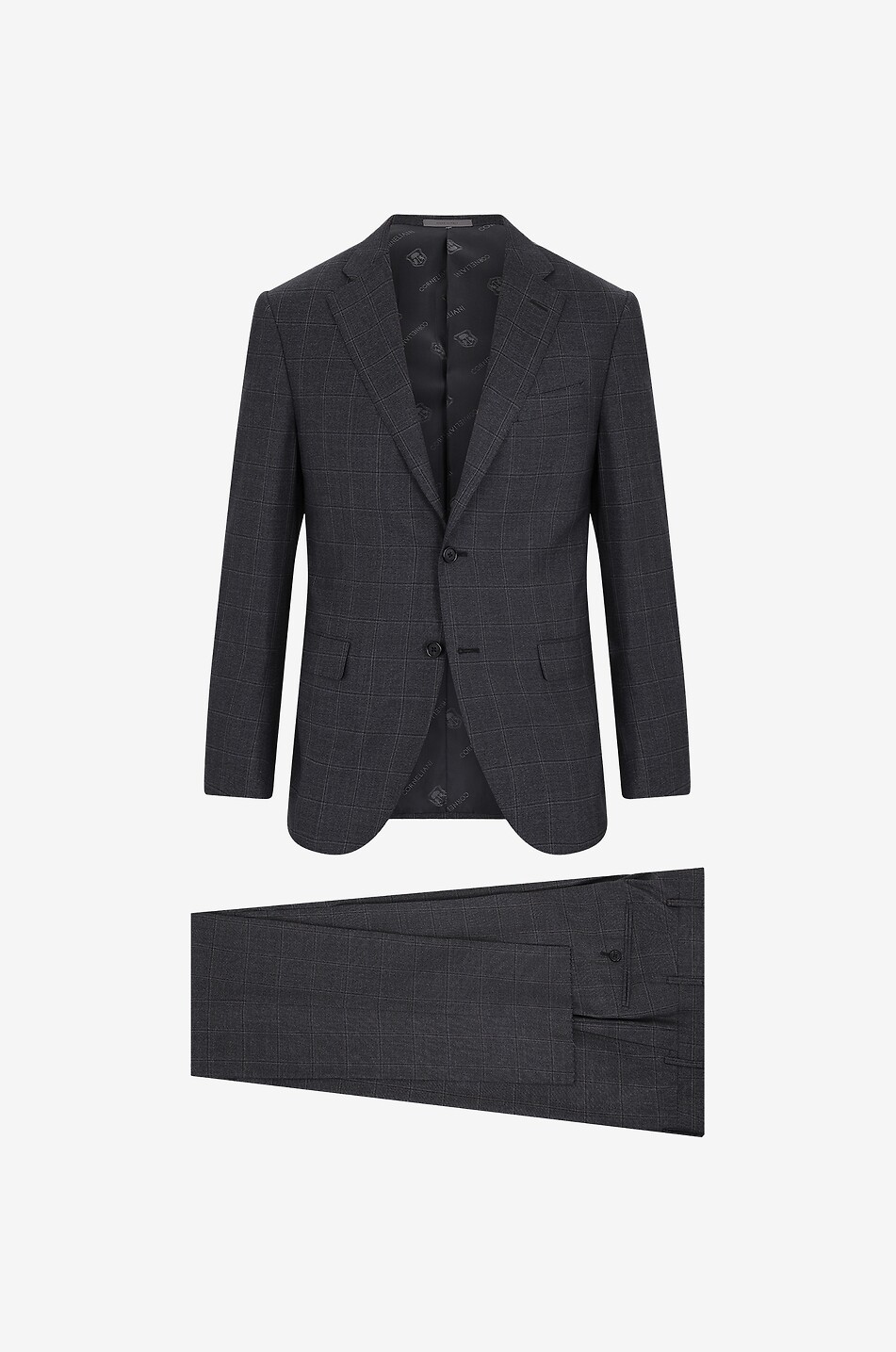 Academy 7R checked wool suit