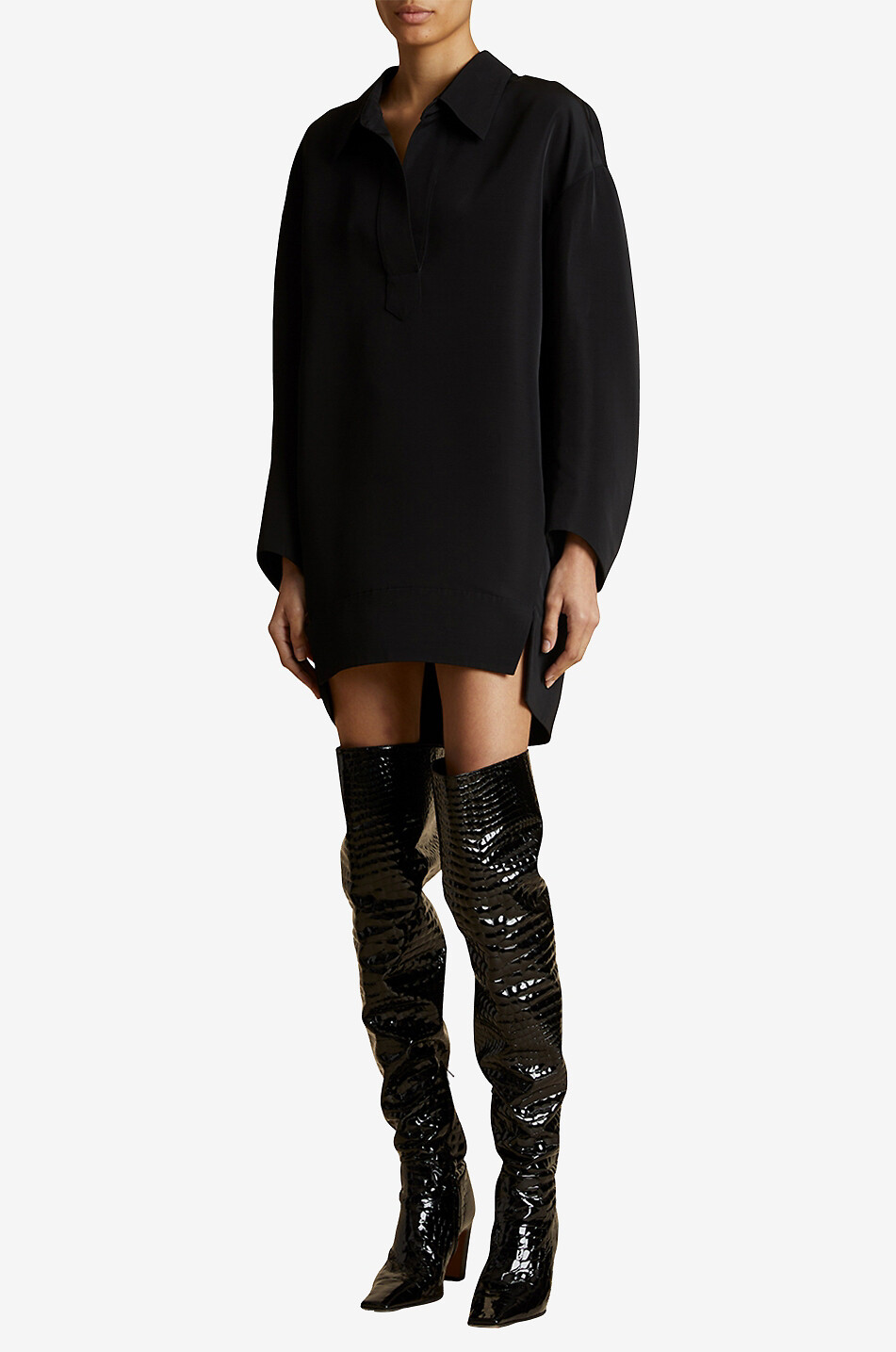 Weites Mini-Tunikakleid Kal