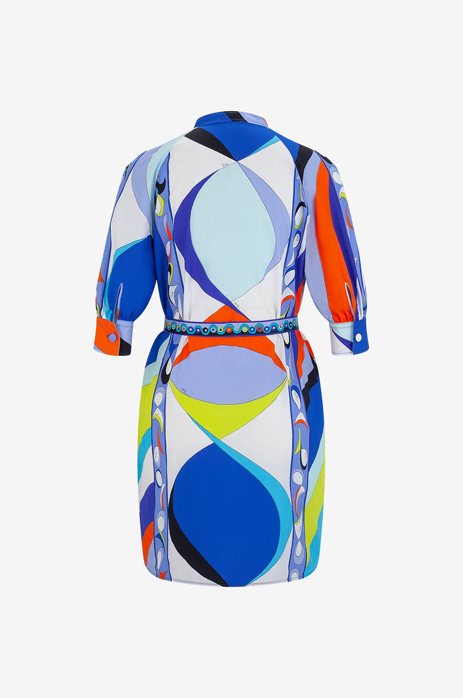 PUCCI Mini robe tunique en popeline Pesci Femme MULTICOLORE 2