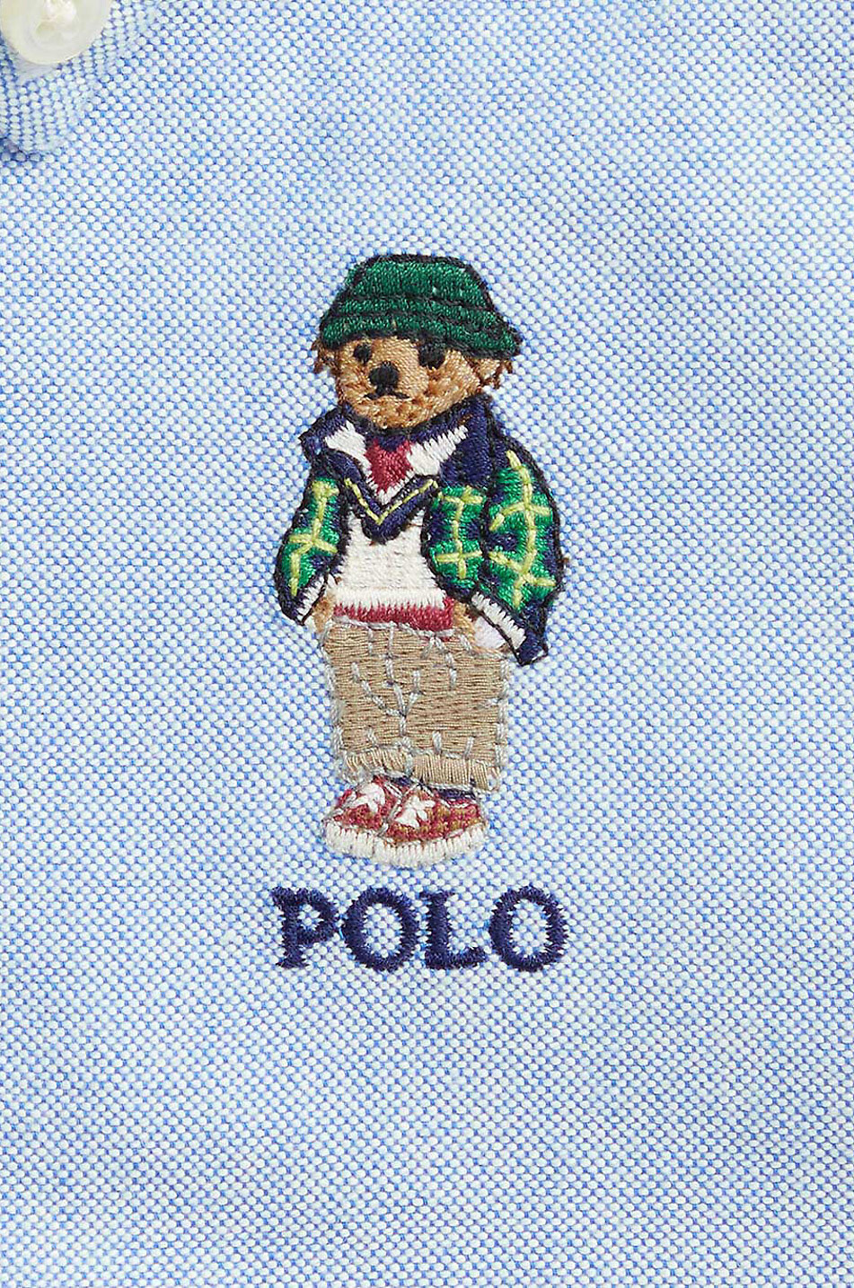 Polo Bear boy s oxford cotton shirt POLO RALPH LAUREN Bongenie Outlet