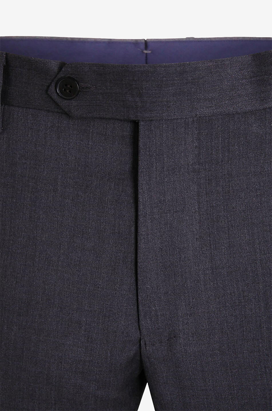 GERMANO Slim-Fit-Hose aus Wolle Super 100's Travel Herren MITTELGRAU 3