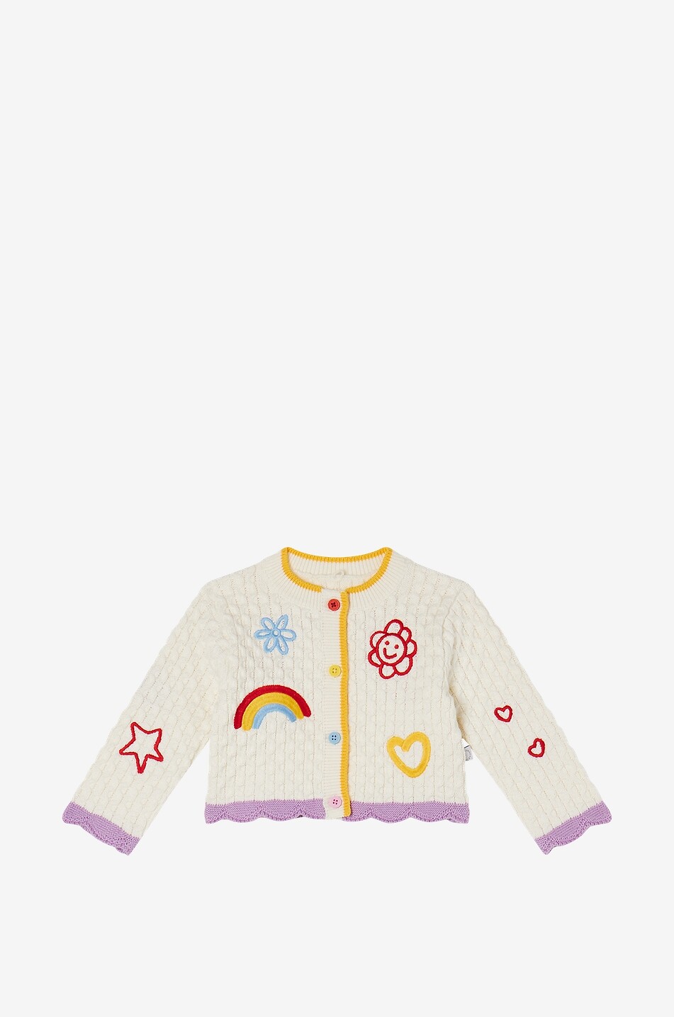 Cardigan bébé torsadé Daydreamer Doodle