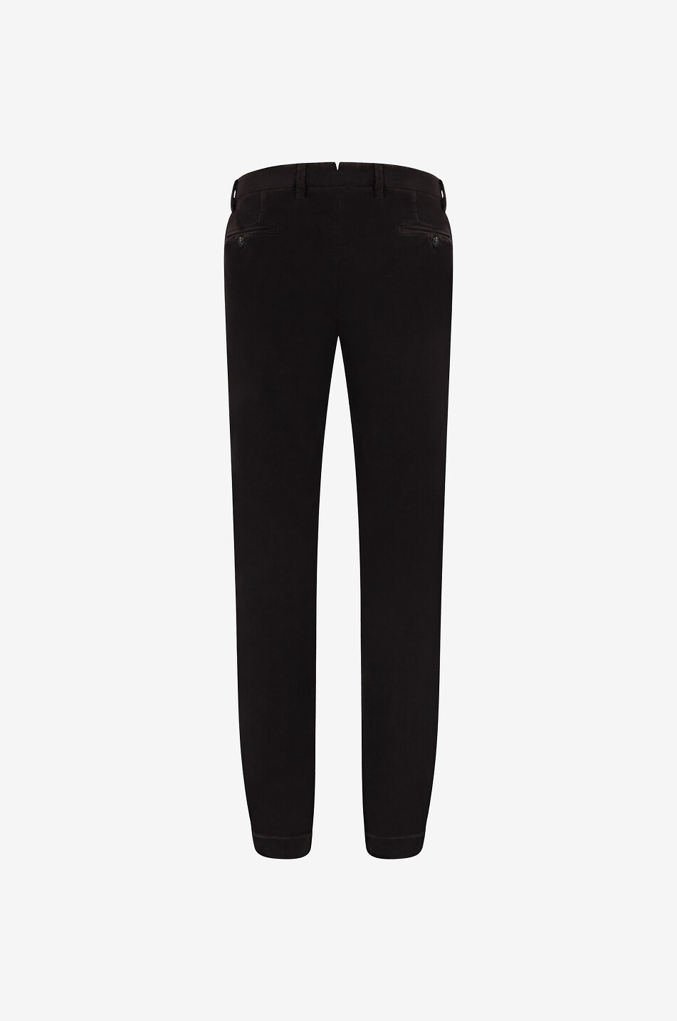 B SETTECENTO Cotton slim fit chino trousers trousers Men DARK BROWN 2