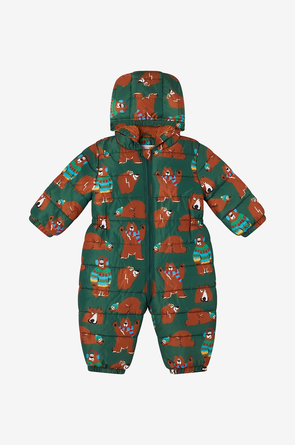 Bears baby snowsuit