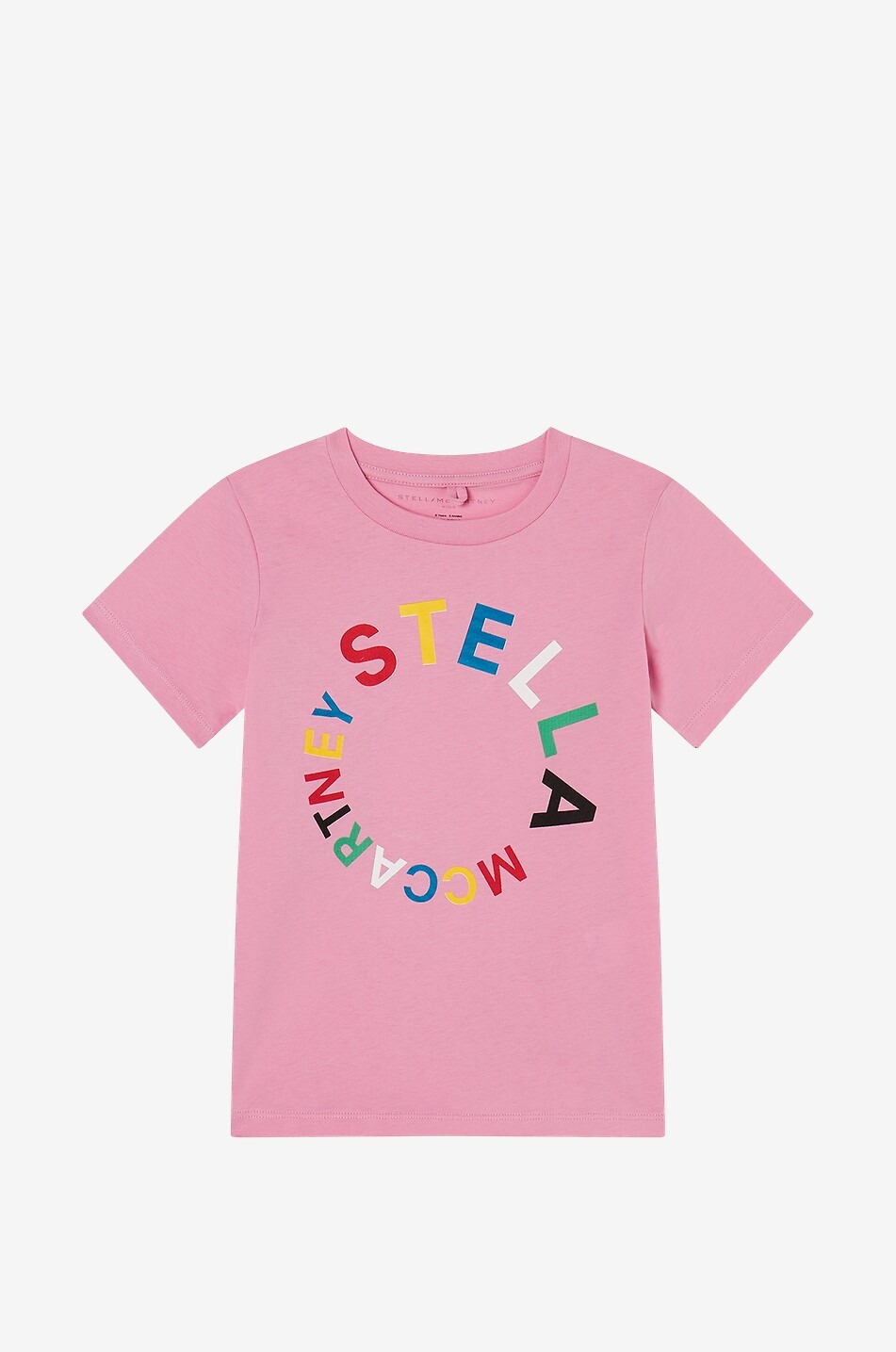 STELLA McCARTNEY KID Mädchen-T-Shirt aus Bio-Baumwolle Circular Logo Mädchen VIOLETT 1