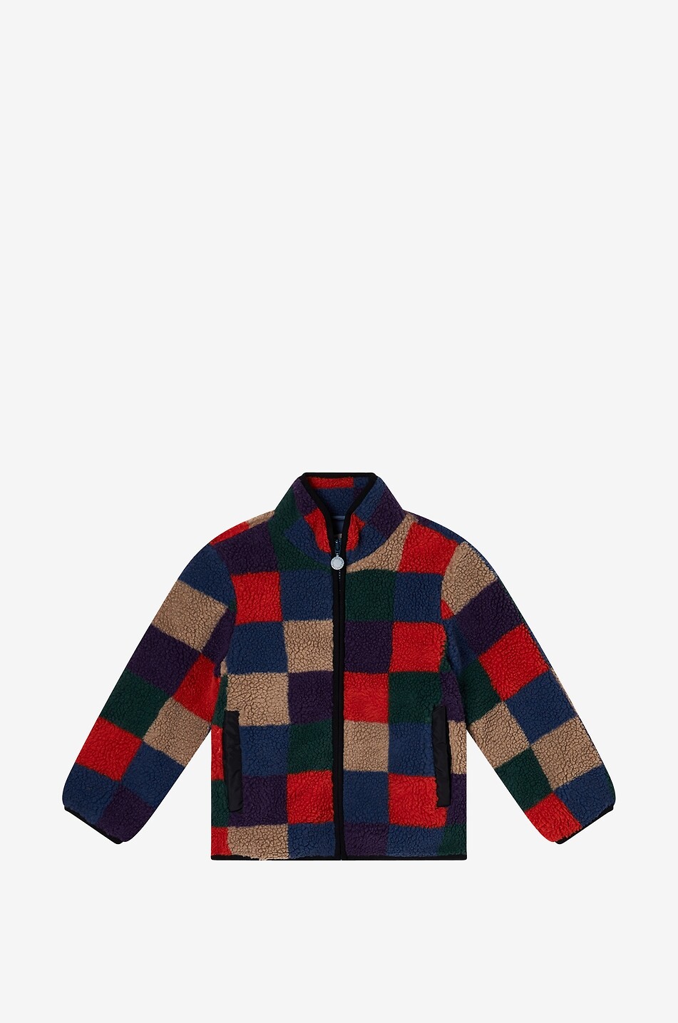 Veste garçon en polaire Chessboard