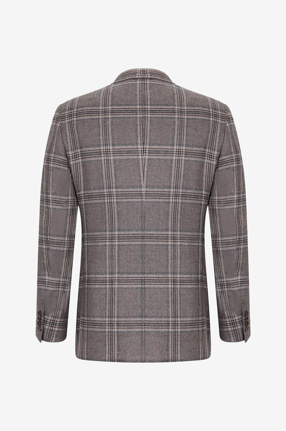 BRIONI Blazer en cachemire à carreaux Ravello Homme MARRON 2