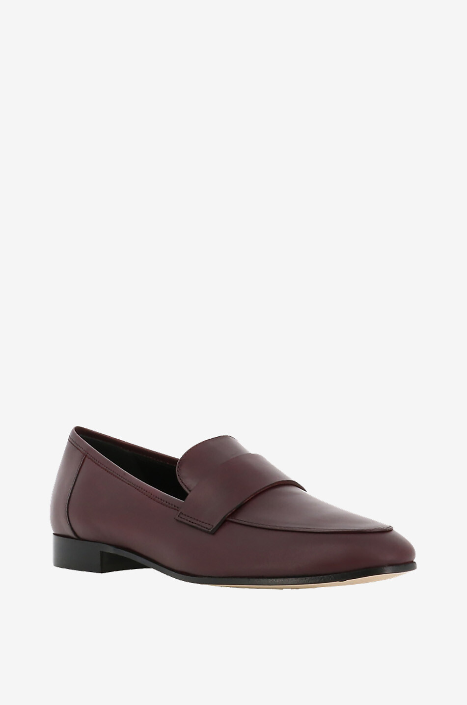 BONGENIE Sharon 15 smooth leather loafers Women DARK RED 1