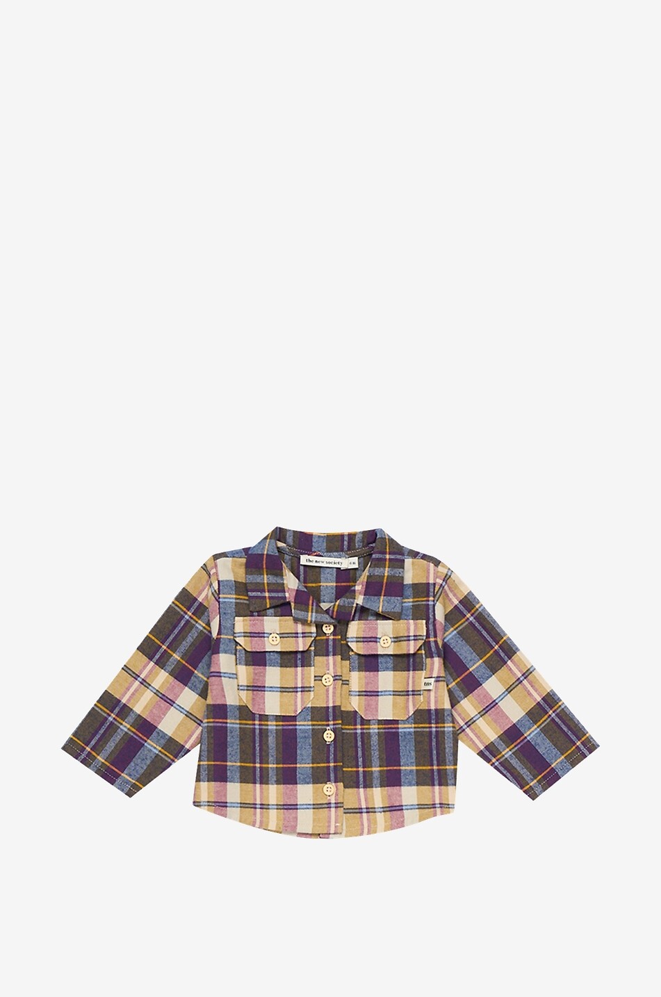 Dakota checked baby shirt