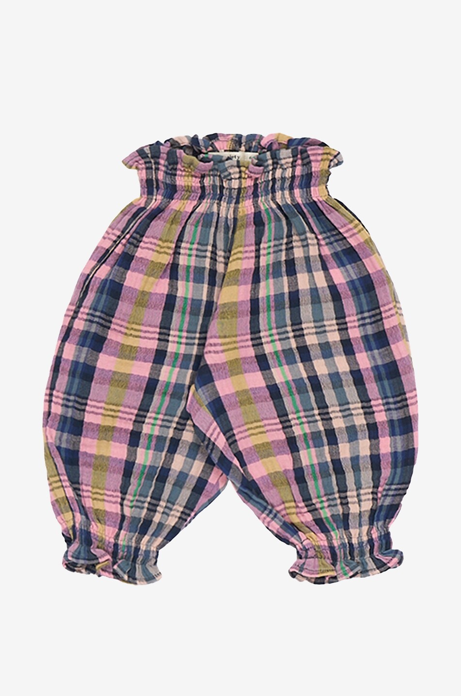 Ricarda checked baby shorts