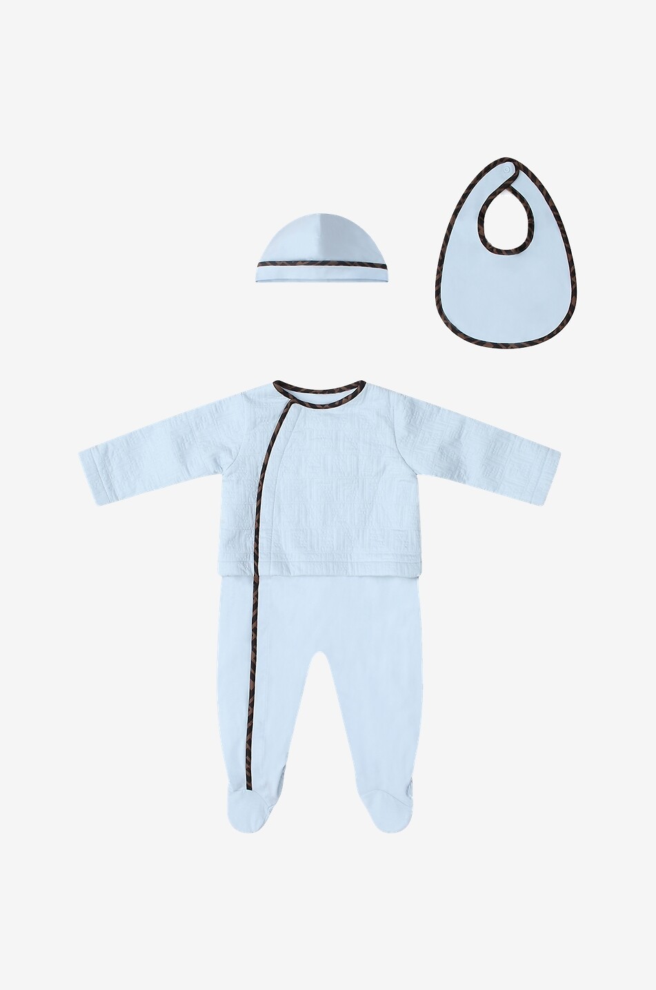 Coffret 3-pièces bébé en jersey FF