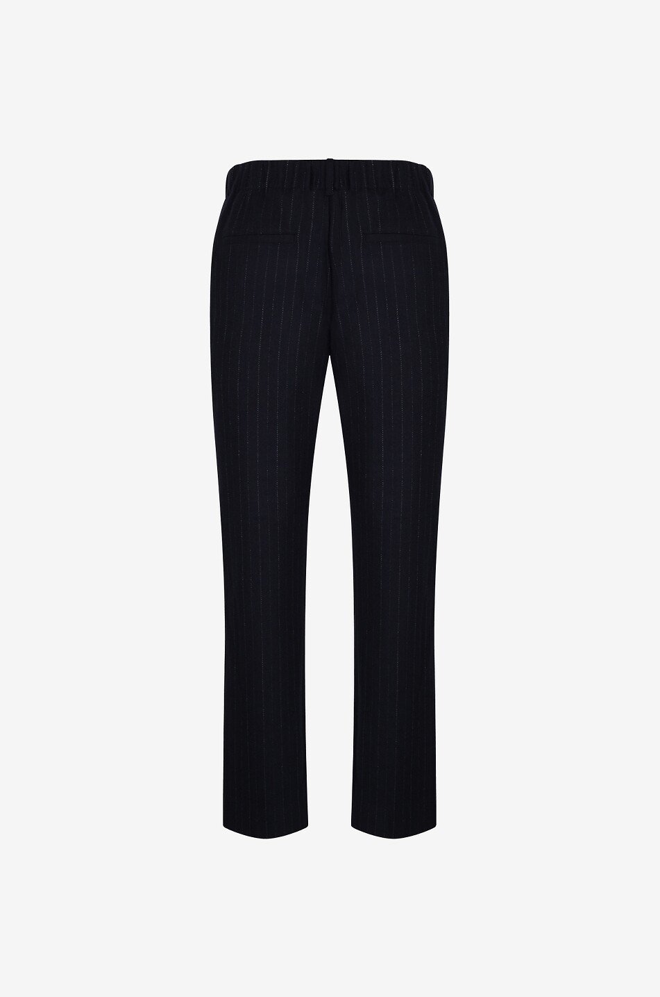 Virgin wool slim fit trousers
