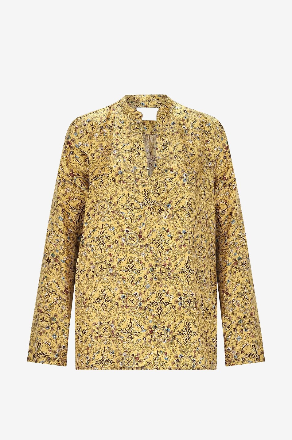 Blouse à manches longues en soie Atlanta