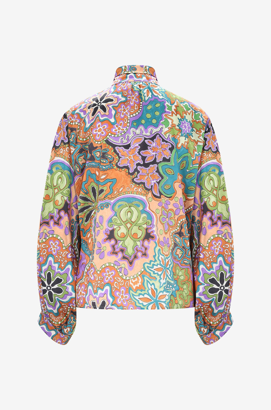 Blouse à manches longues en soie Thierry