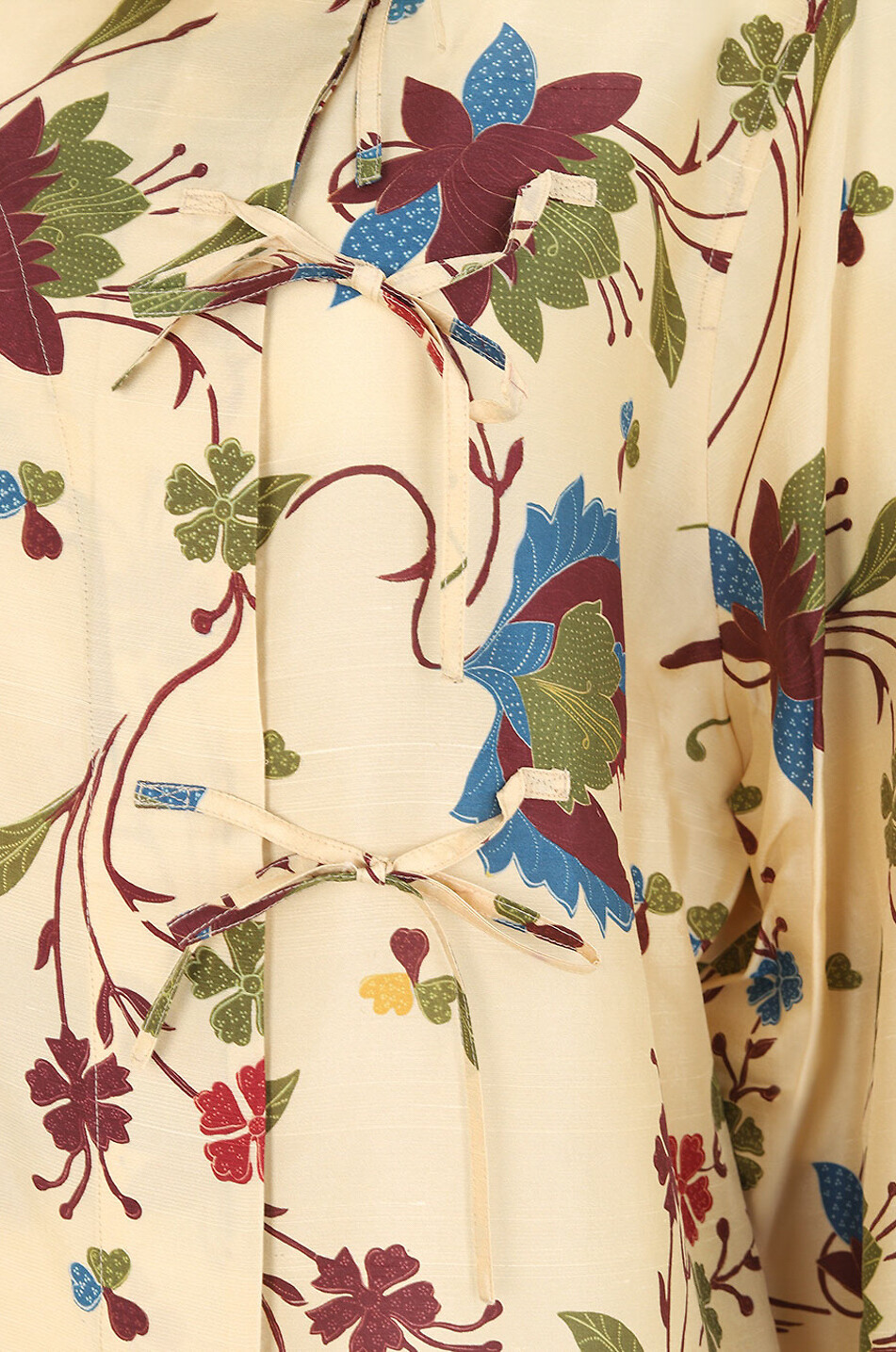 Blouse ample en soie fleurie Verveine