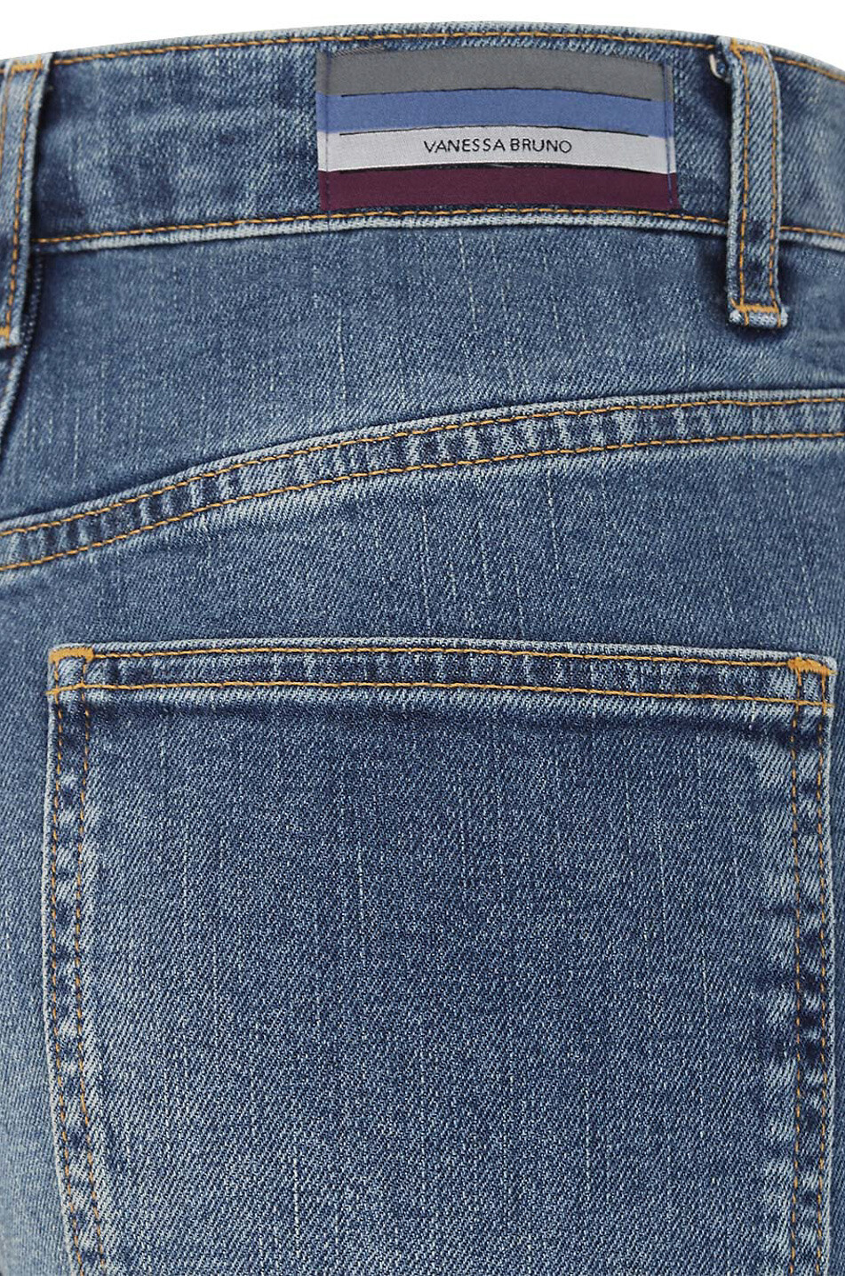 VANESSA BRUNO Schmale gerade Jeans mit hoher Taille Benito Damen BLAU 3