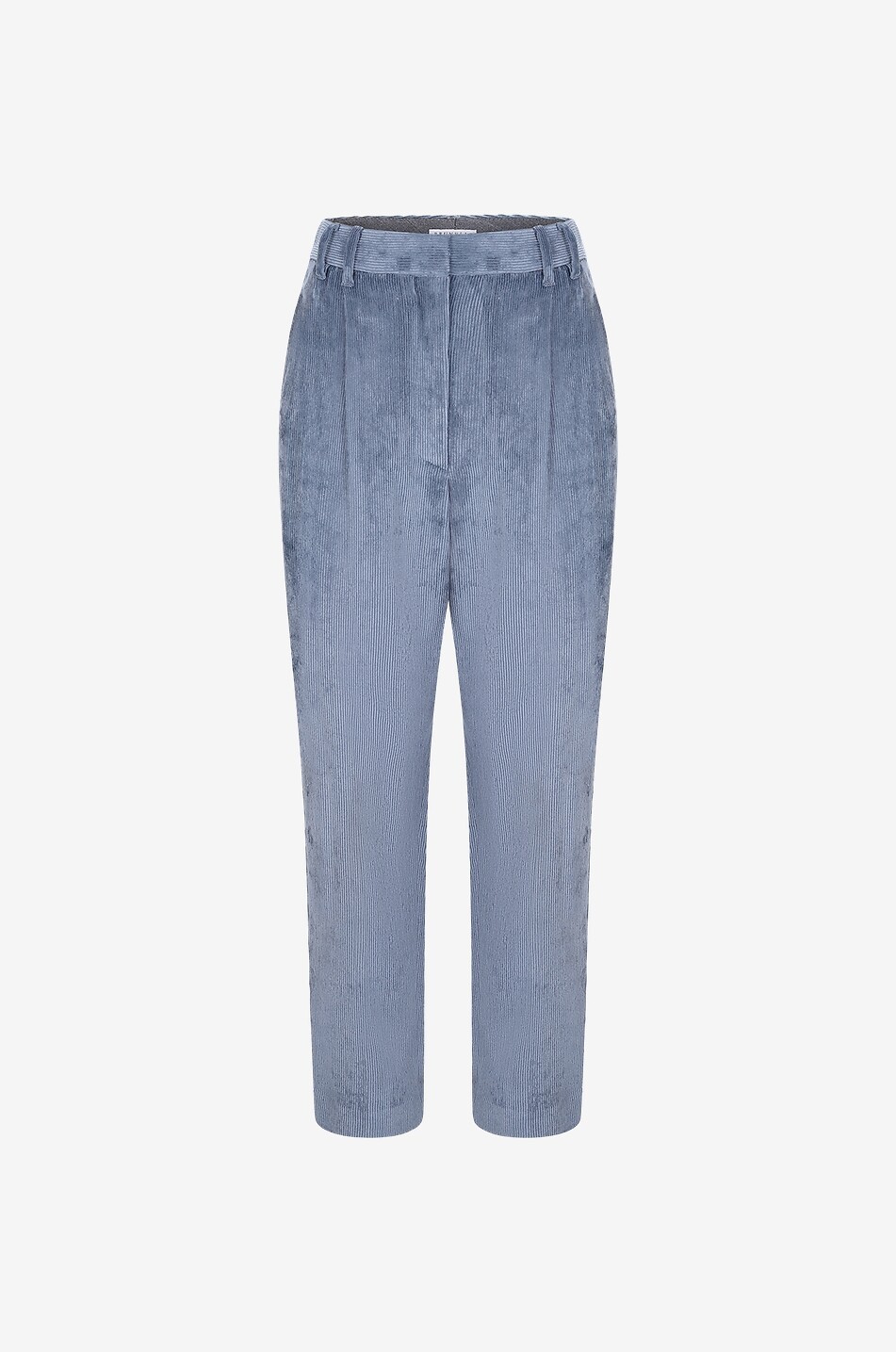 Bundfaltenhose aus Kordsamt