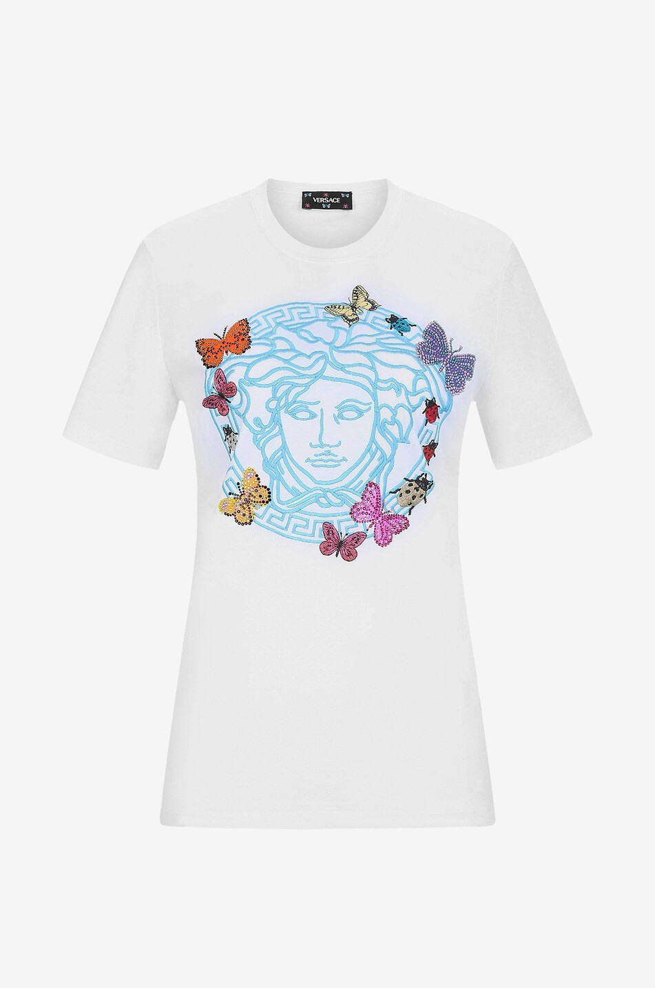 Jersey-T-Shirt mit Schmetterlingen Medusa