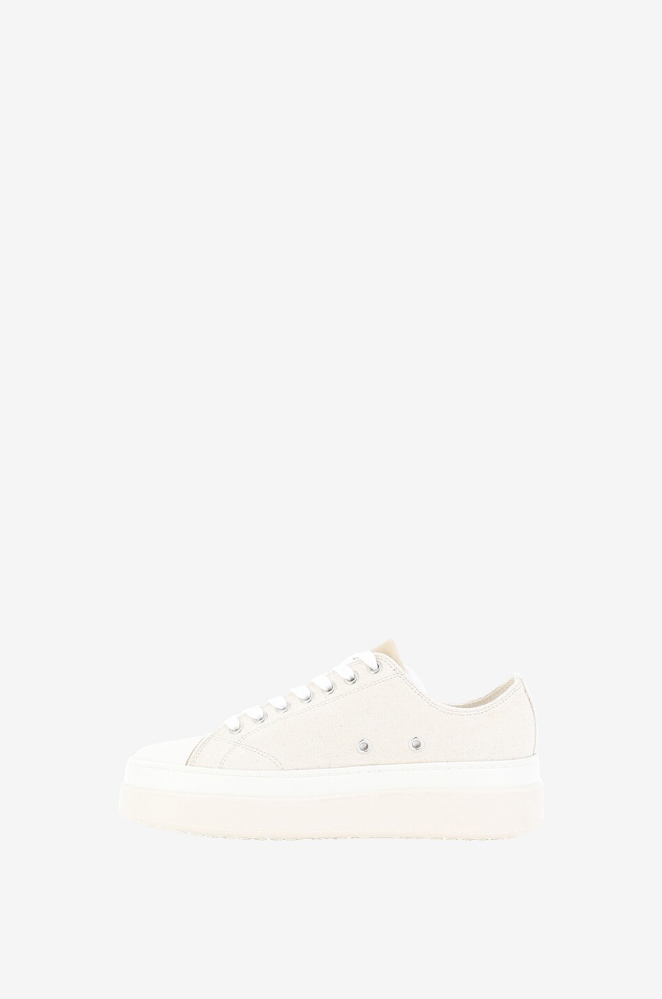 ISABEL MARANT Austen Low platform canvas low-top sneakers Women EGGSHELL 3