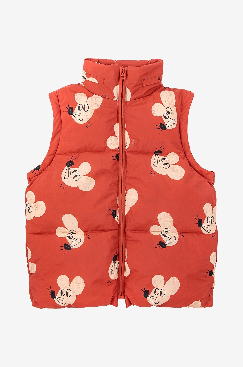 BOBO CHOSES Mouse All Over boy's convertible parka Boy ORANGE 5