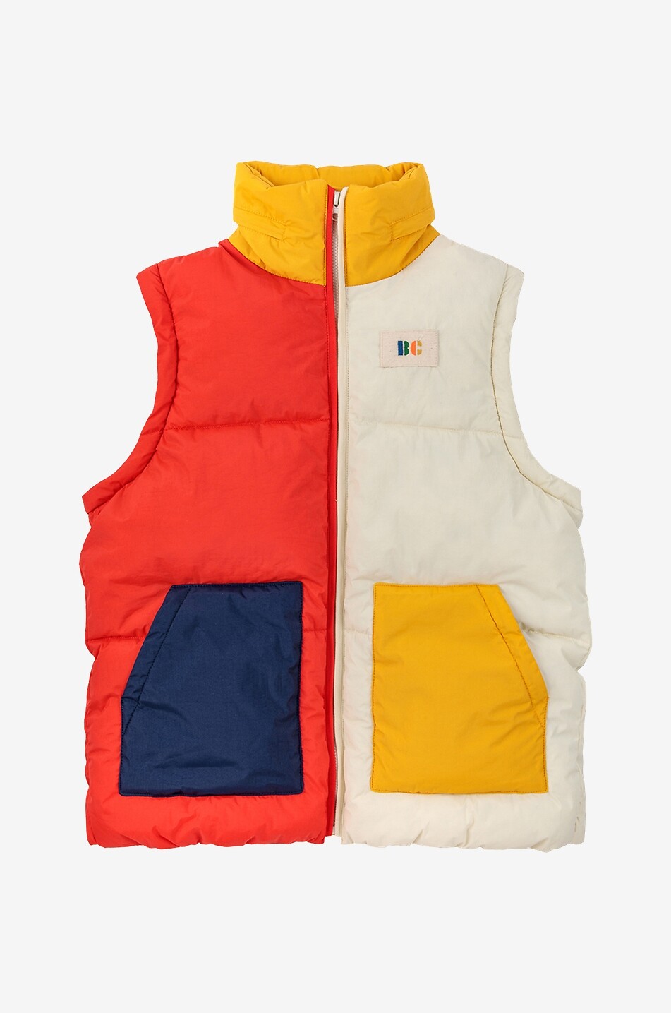 BOBO CHOSES Wattierter Jungenparka Color Block Junge BUNT 5