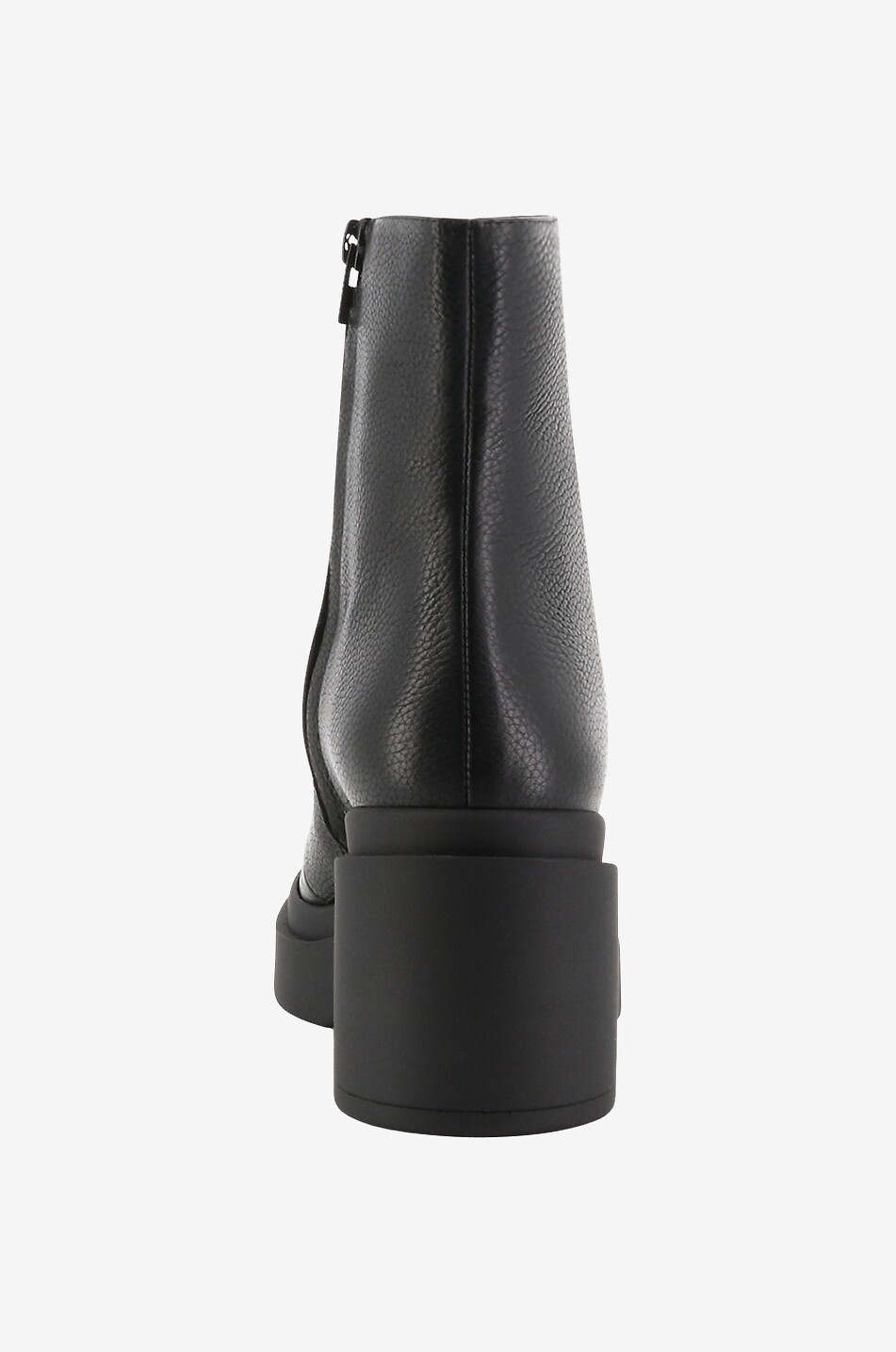 BONGÉNIE Bottines à plateau en cuir grainé Chloé 45 Femme NOIR 4