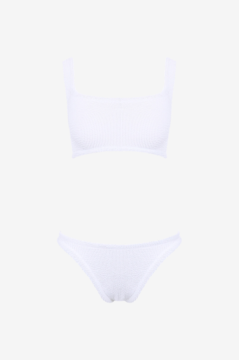 HUNZA G Bikini aus Seersucker Xandra Damen WEISS 1