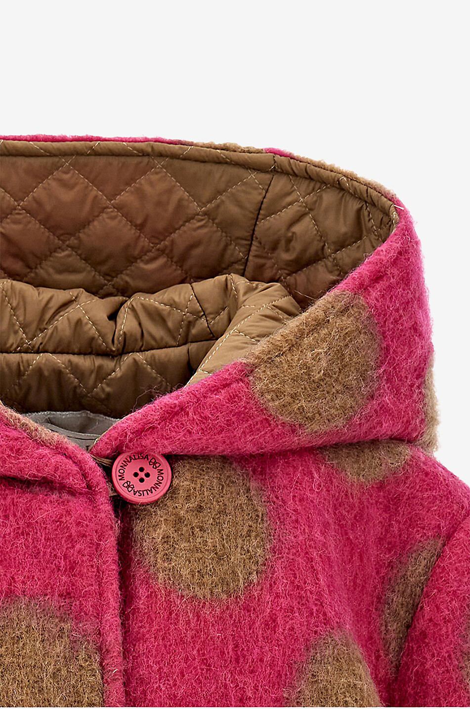 MONNALISA Manteau à capuche fille motif pois Fille ROSE 6