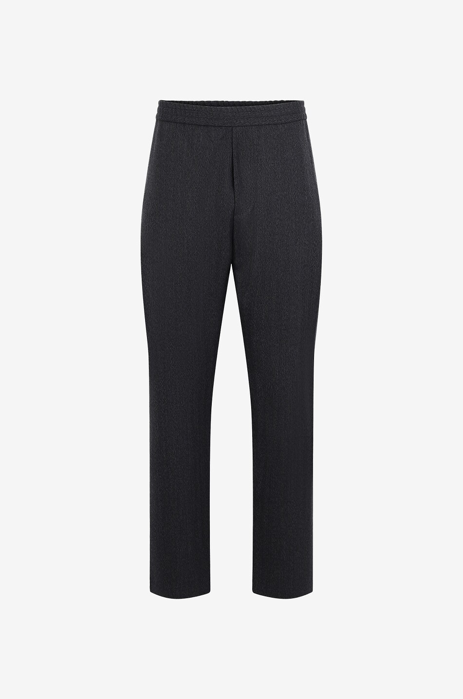 BARENA VENEZIA Pantalon droit coupe jogger à chevrons Bativoga Position Homme GRIS FONCÉ 1