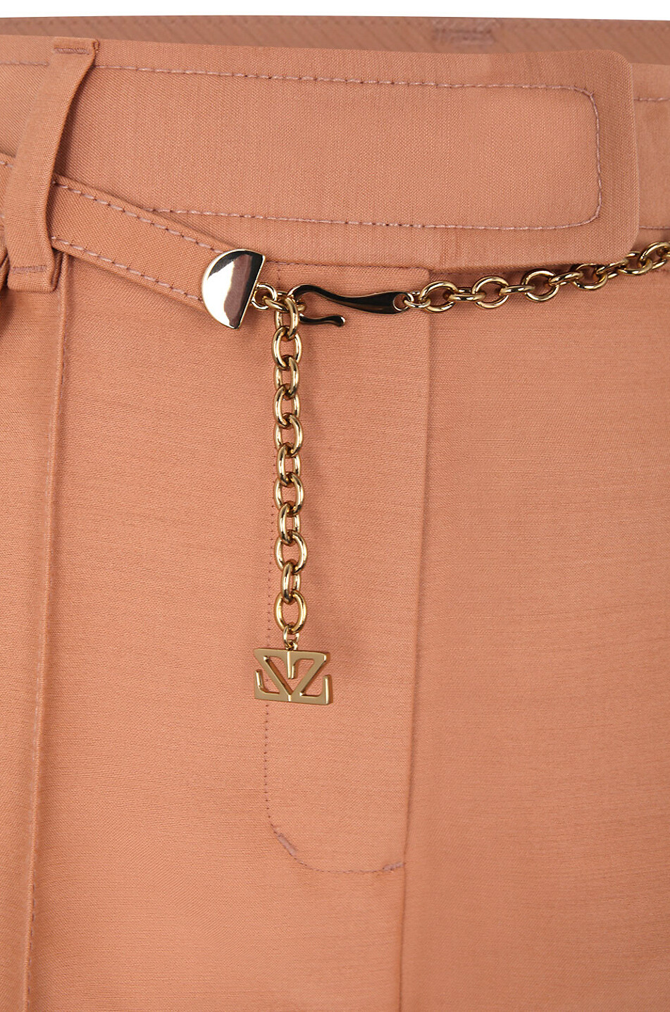 ZIMMERMANN Ausgestellte Hose mit hohem Bund Luminosity Damen KAMELFARBEN 3