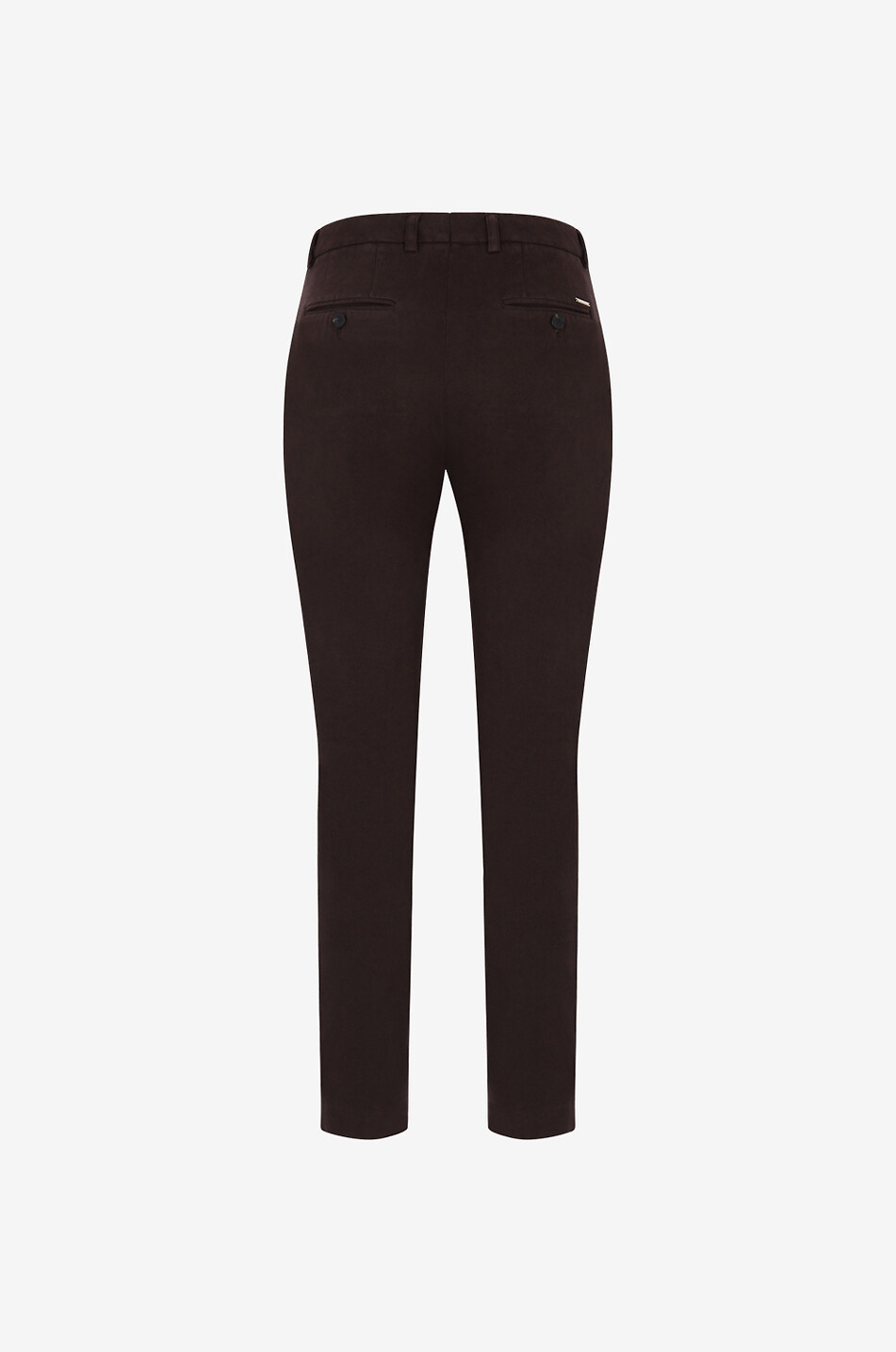 SLOWEAR Pantalon slim en coton Leyre Femme MARRON 2