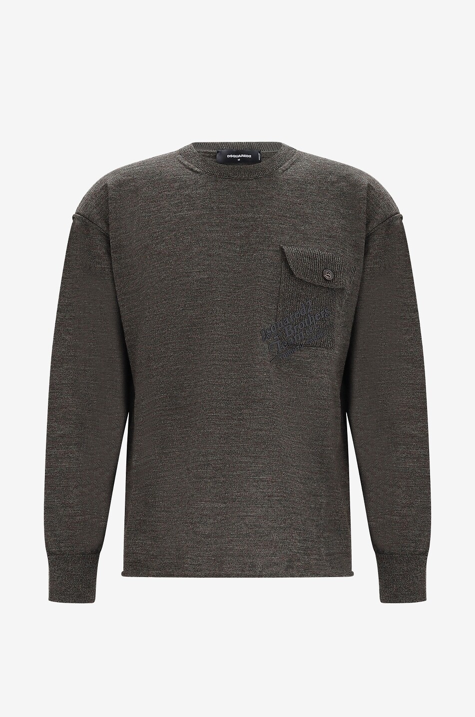 DSQ2 Brothers Team 64 fine jumper with cargo pocket
