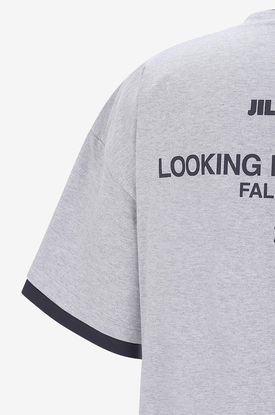 JIL SANDER Looking For Miracles double-layer T-shirt Men Colourless 3