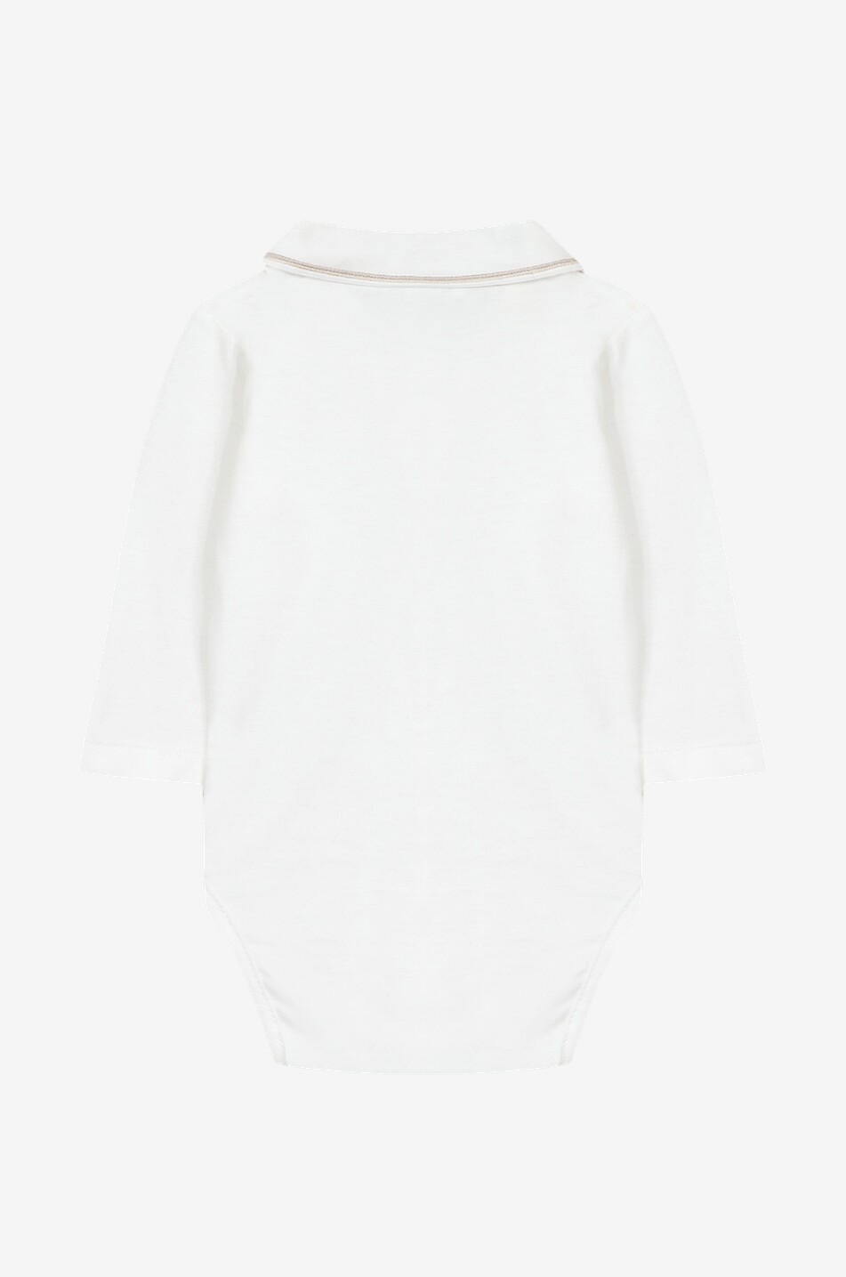 Baby-Langarm-Body mit Tüllkragen