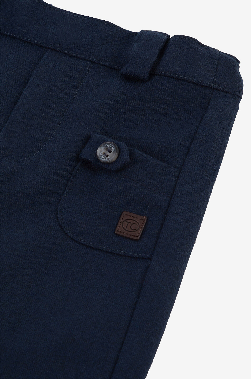 TARTINE ET CHOCOLAT Baby-Flanellhose Baby DUNKELBLAU 3