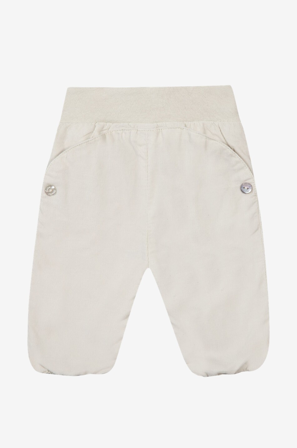 Corduroy baby carrot trousers