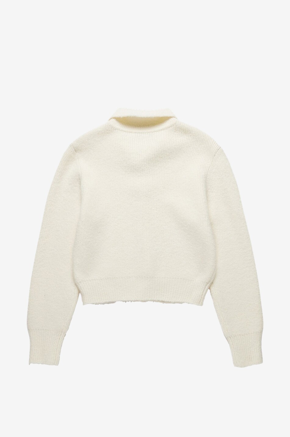 DUNST Cardigan en maille bouclette Femme BLANC CASSE 2