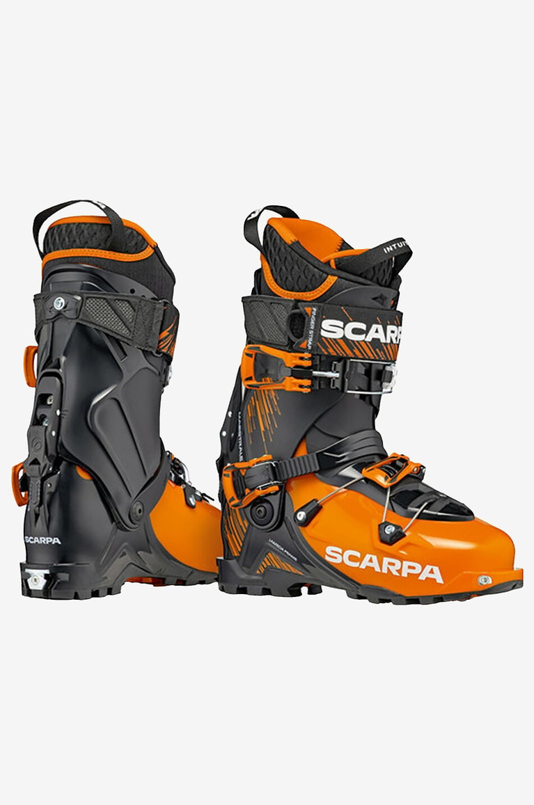 Chaussures De Ski De Rando Scarpa Maestrale 110 Alpine Flex - Homme - Occasion - Orange/Noir