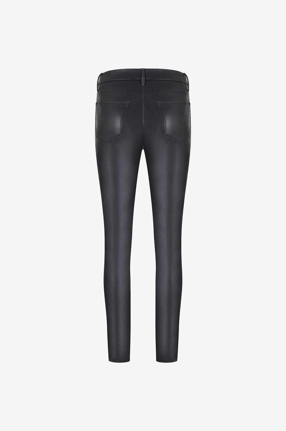 CAMBIO Ray faux leather skinny fit jeans Women BLACK 2
