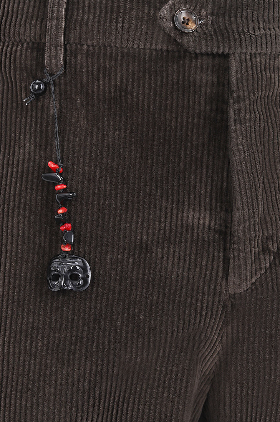 MARCO PESCAROLO Evo slim fit chino cotton trousers Men DARK BROWN 4