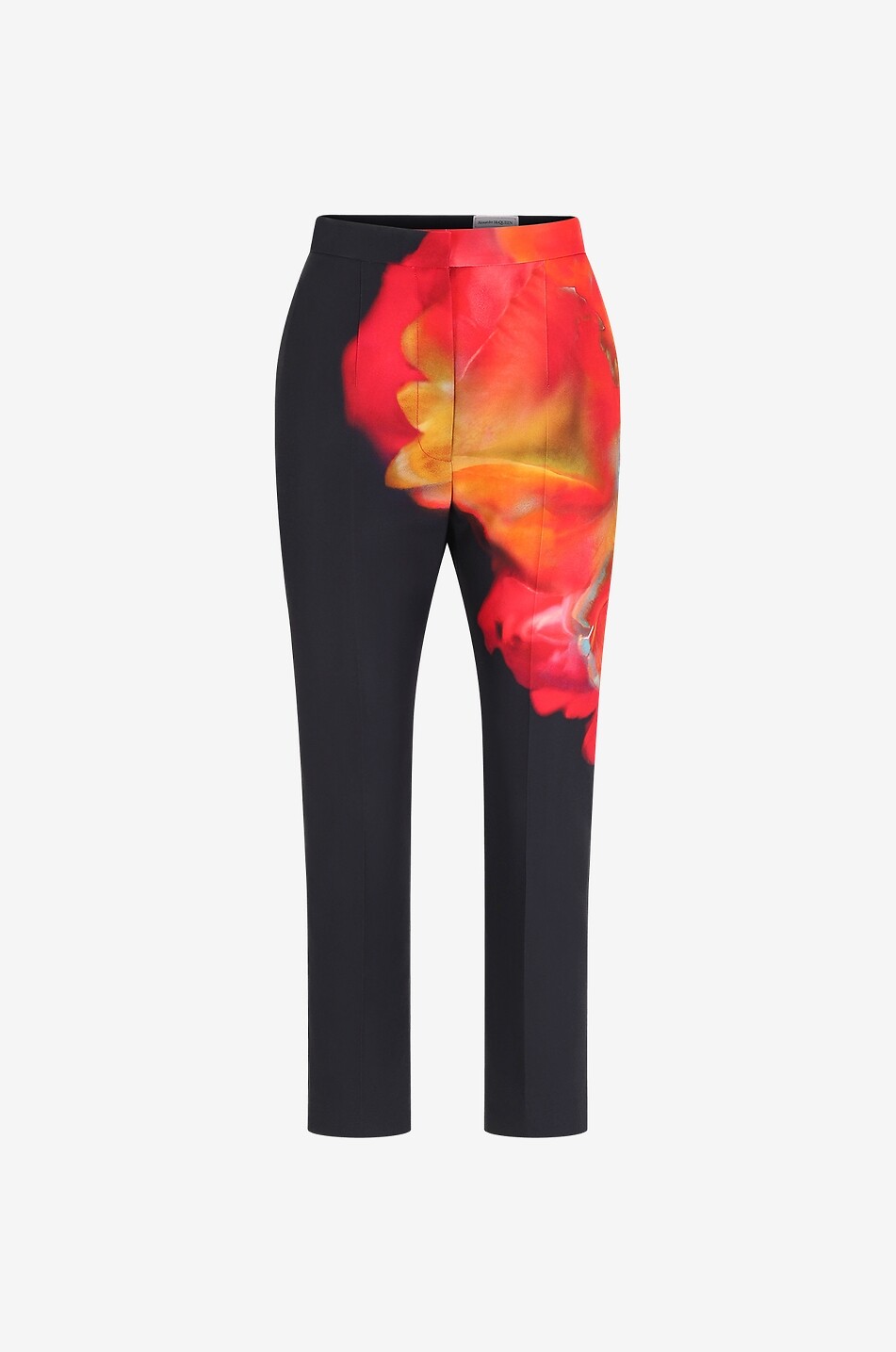 Zigarettenhose mit Print Solarised Petal