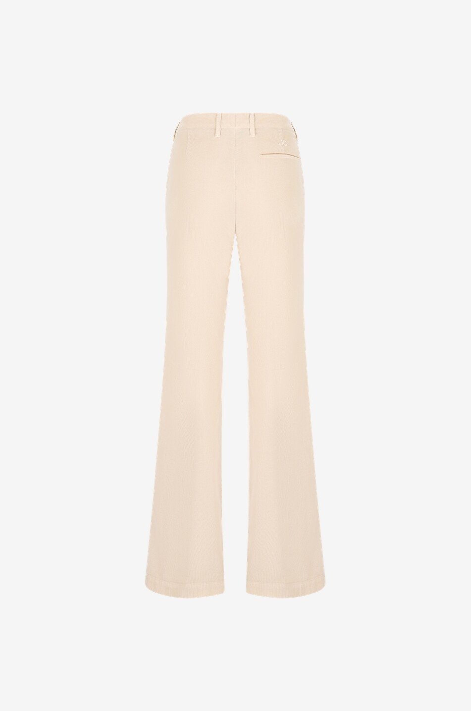 JACOB COHEN Pantalon droit décontracté en velours côtelé Selena Femme Beige clair 2