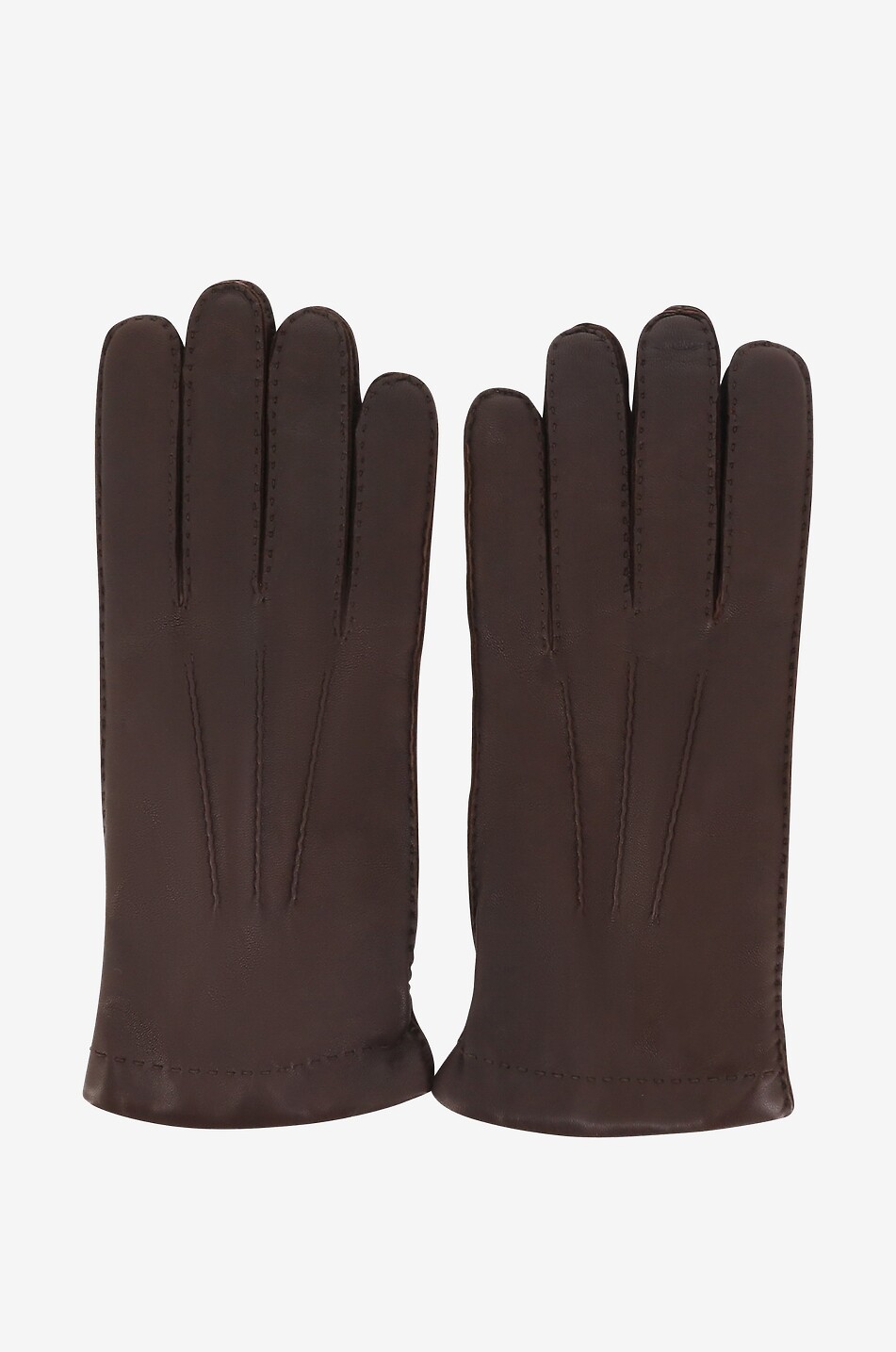 PIERO RESTELLI Handschuhe aus Leder Herren DUNKELBRAUN 1