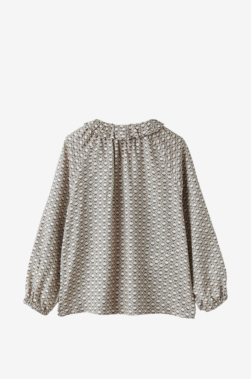 Mädchen-Bluse aus geblümter Viskose