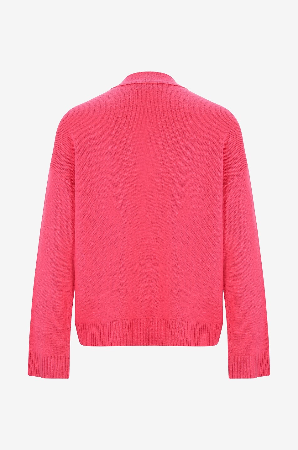BONGENIE Boxy V-neck cashmere cardigan Women PINK 2
