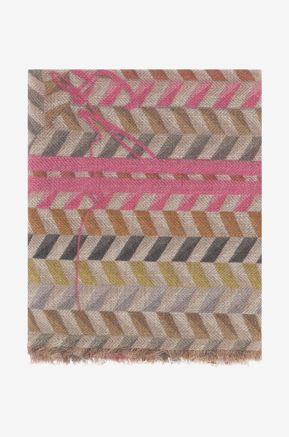 Ricarda wool and cashmere square scarf