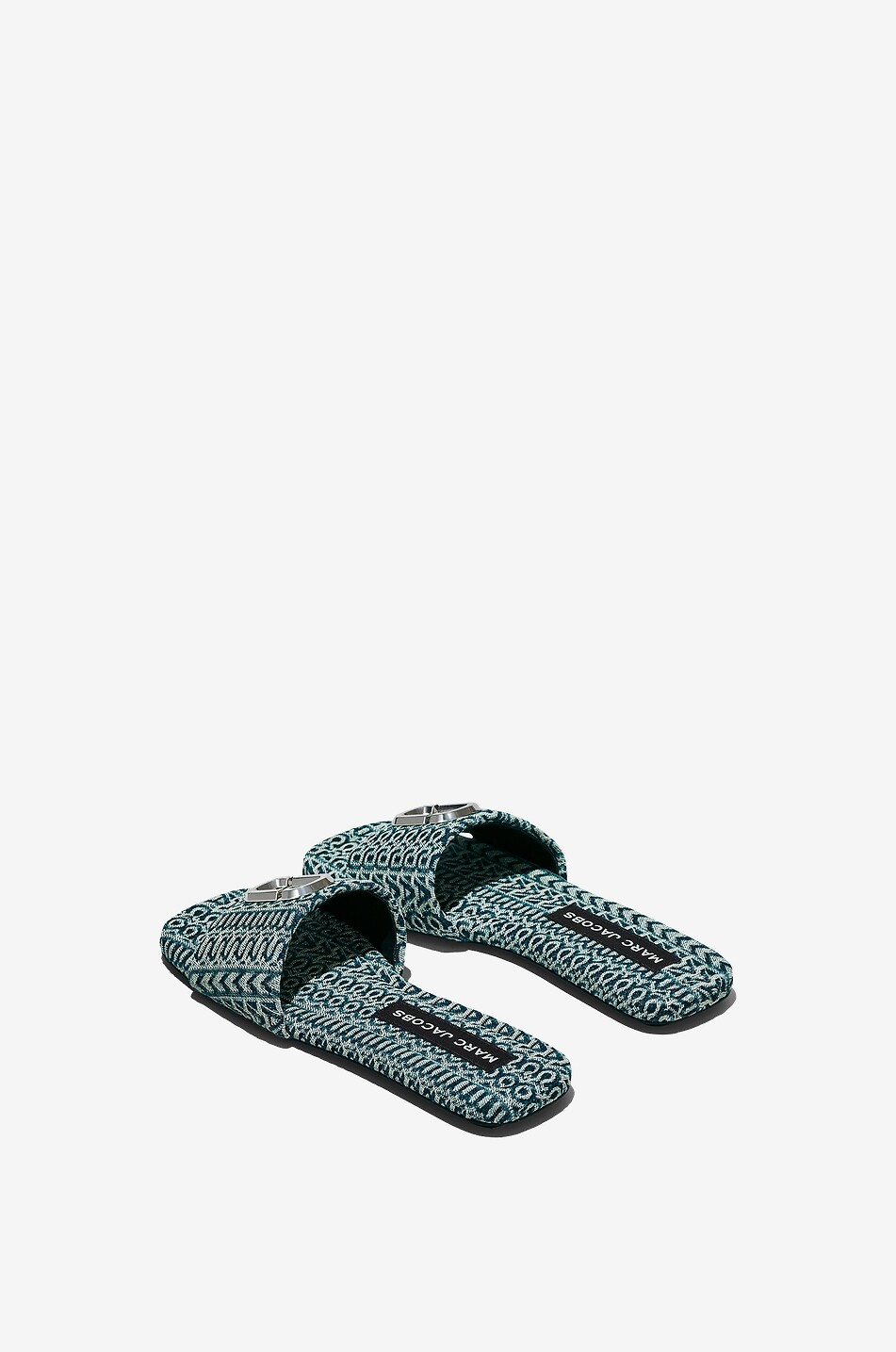 The J Marc Denim Sandal flat mules