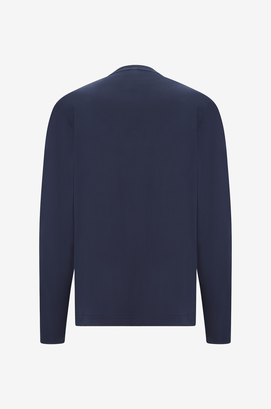 04651/ Langärmeliges T-Shirt aus Baumwolle Oyster Jersey Tee Herren DUNKELBLAU 2